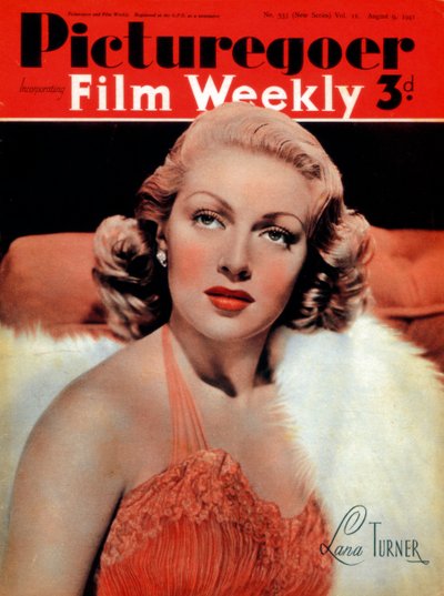 Lana Turner, American Actress, 1941 by Unbekannt