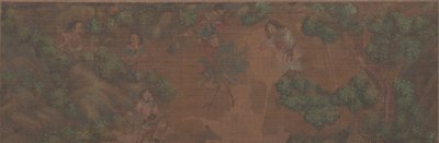 Landscape Painting of Figure in Woodland Setting by Unbekannt