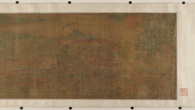 Landscape of Qin Palaces by Unbekannt