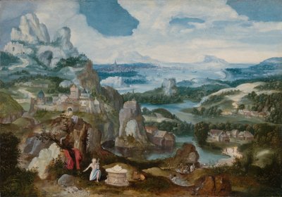 Landscape with the Penitent Saint Jerome by Unbekannt