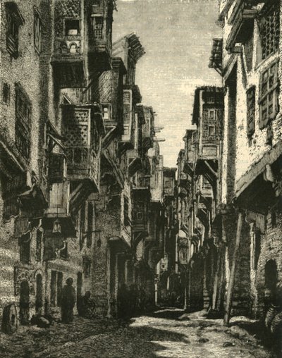 Lane in the Copt Quarter, Cairo by Unbekannt