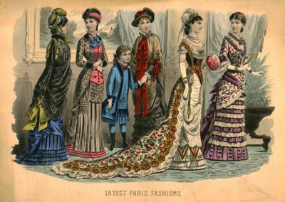 Latest Paris Fashions, 1881 by Unbekannt