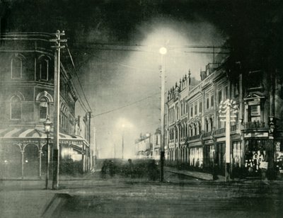 Launceston By Night, Brisbane Street by Unbekannt