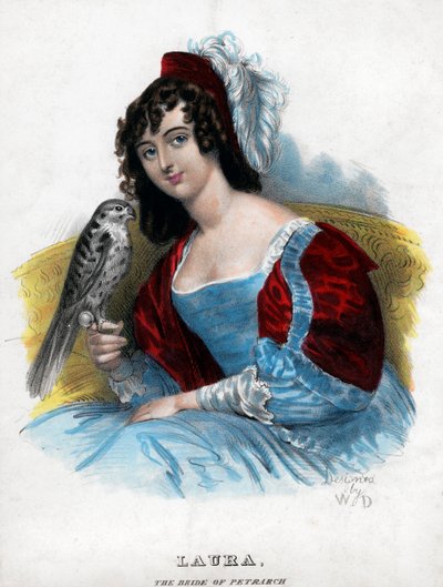 Laura, the bride of Petrarch, c1770-1840 by Unbekannt