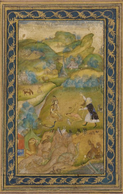 Layla and Majnun by Unbekannt