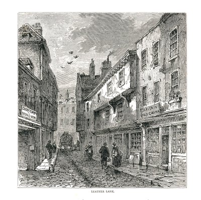Leather Lane, 1878 by Unbekannt