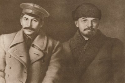 Lenin and Stalin, March 1919 by Unbekannt