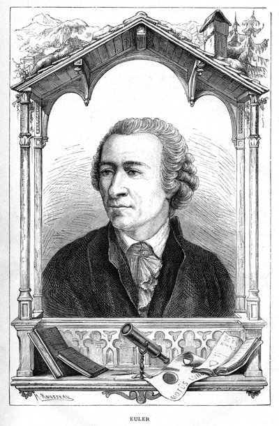 Leonhard Euler, Swiss Mathematician by Unbekannt