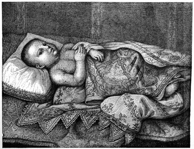 Leopoldo de Medici in His Cradle by Unbekannt