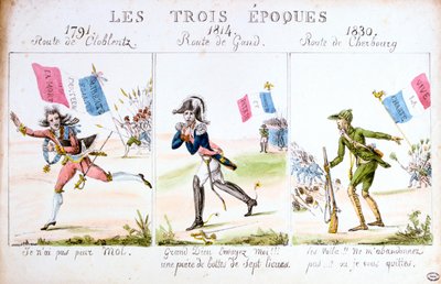 Les Trois Epoques, Revolution of 1830, Paris by Unbekannt