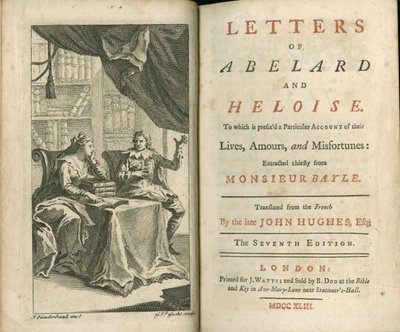 Letters of Abelard and Heloise, 1743 by Unbekannt