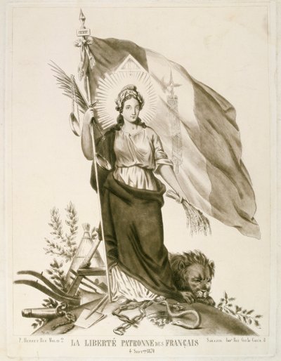 Liberty, Patron of the French by Unbekannt