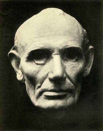 Life mask of Abraham Lincoln by Unbekannt
