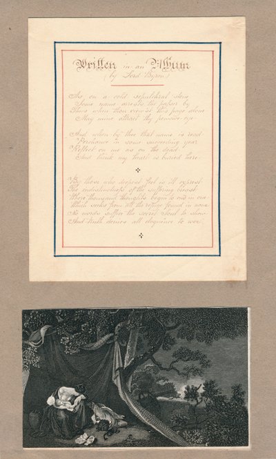 Lines Written in an Album, at Malta by Unbekannt