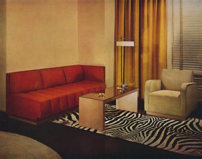 Living-Room by Walter Dorwin Teague, 1939 by Unbekannt