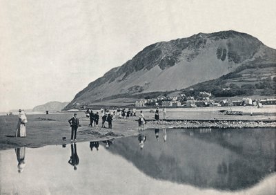 Llanfairechan - The Village and Penmaenmawr Mountain by Unbekannt