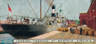 Loading Tobacco at Norfolk, Virginia, 1926 by Unbekannt