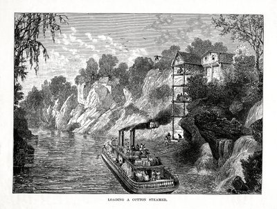 Loading a Cotton Steamer, 1877 by Unbekannt