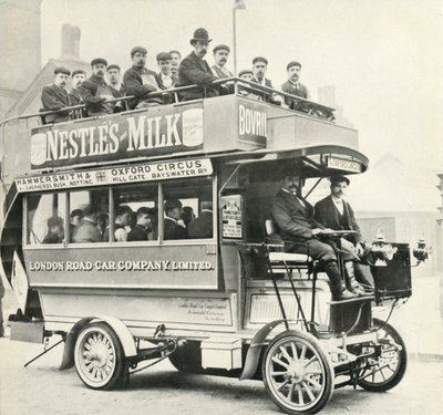 London steam bus, c1900 by Unbekannt