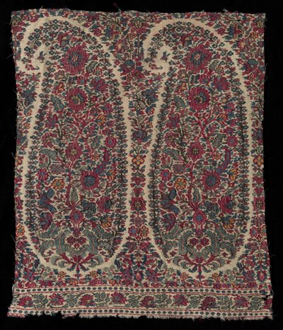 Long Shawl Fragment, 1820-1825 by Unbekannt