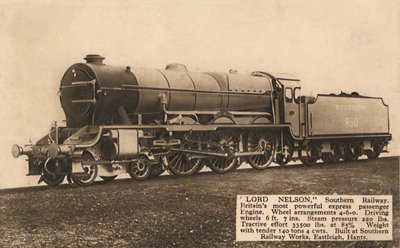 Lord Nelson, Southern Railway by Unbekannt