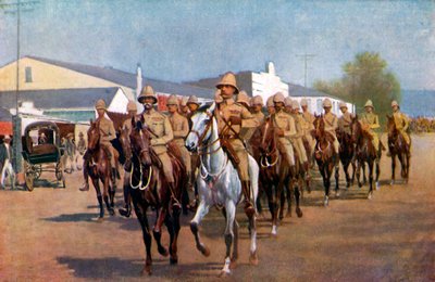 Lord Roberts entering Pretoria, 1925 by Unbekannt