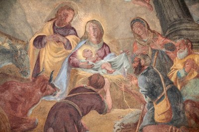 Loreto Church: Nativity painting, Prague, Czech Republic by Unbekannt