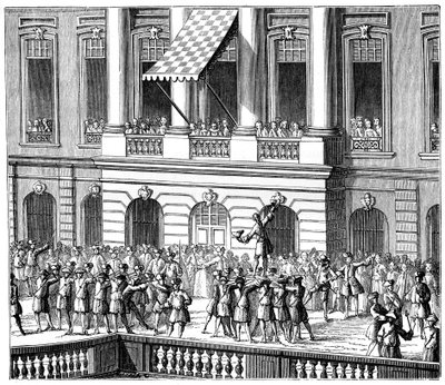 Louis XV in Strasbourg by Unbekannt