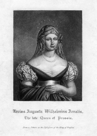 Louise Augusta Wilhelmine Amalie, Queen of Prussia by Unbekannt
