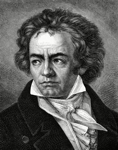 Ludwig van Beethoven 1770-1827, German composer by Unbekannt