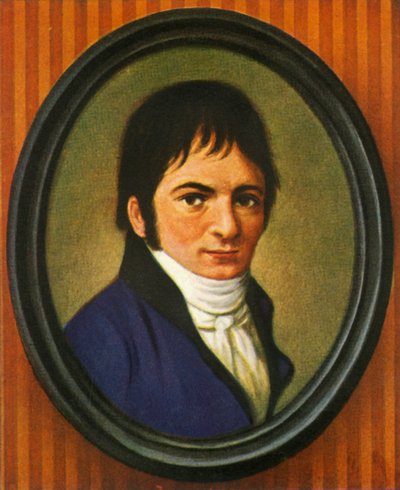 Ludwig van Beethoven by Unbekannt