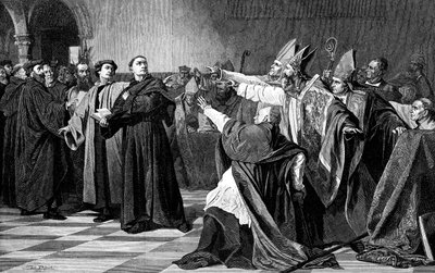 Luther at the Diet of Worms, 1882 by Unbekannt