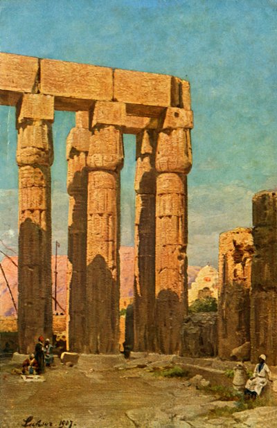 Luxor: The Temple of Amenophis III by Unbekannt