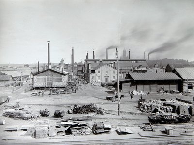Lysva Iron Foundry, Russia by Unbekannt