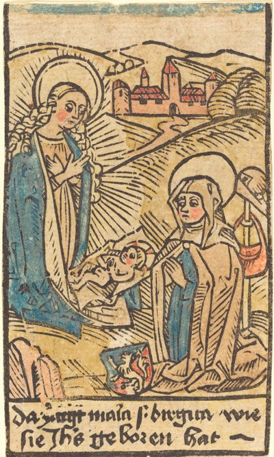 Madonna and Saint Bridget by Unbekannt