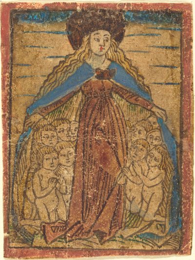 Madonna as Protectress by Unbekannt