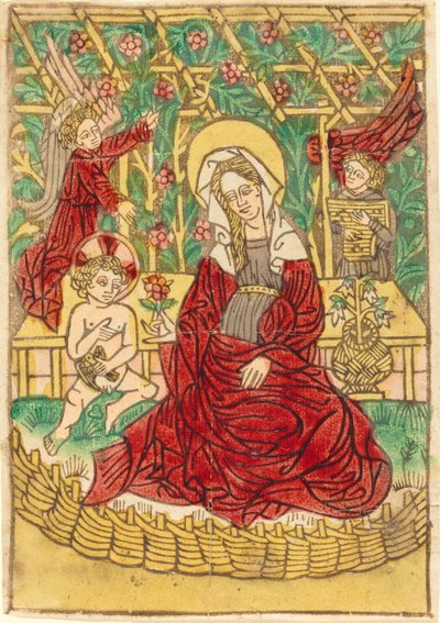 Madonna in a Closed Garden, 1450-1470 by Unbekannt