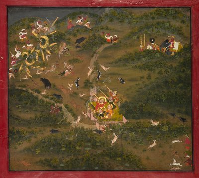 Maharaja Jagat Singh Hunting, 1734-1751 by Unbekannt