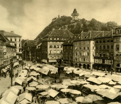 Main Square, Graz, Styria, Austria by Unbekannt