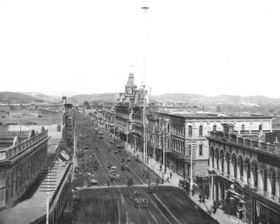 Main Street, Los Angeles, California, USA, c1900 by Unbekannt