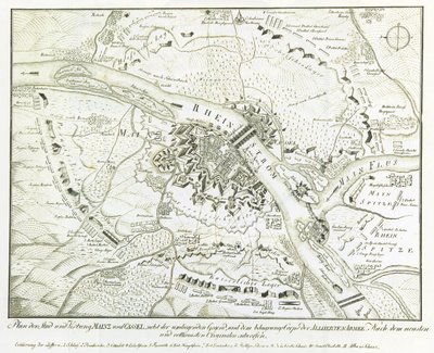 Mainz Plan by Unbekannt