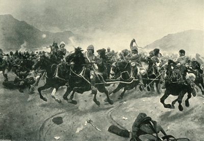 Maiwand - Saving the Guns, 1901 by Unbekannt