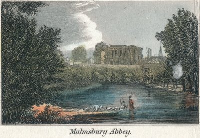 Malmsbury Abbey, 19th century by Unbekannt