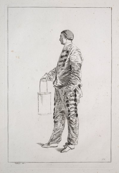 Man Standing, 1700s by Unbekannt