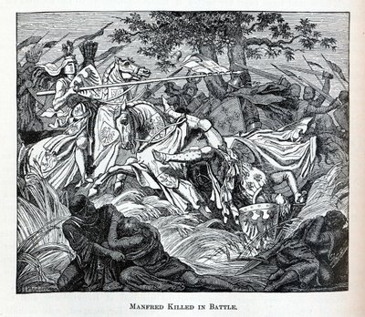 Manfred Killed in Battle by Unbekannt