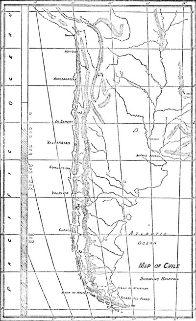 Map of Chile by Unbekannt