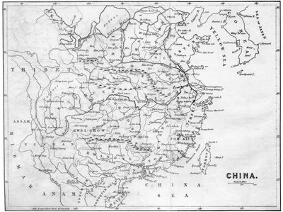 Map of China by Unbekannt
