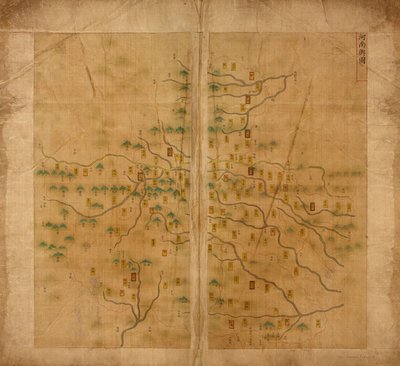 Map of Henan by Unbekannt