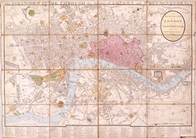 Map of London, 1823 by Unbekannt