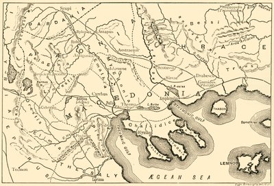 Map of Macedon and the Adjacent Districts, 1890 by Unbekannt